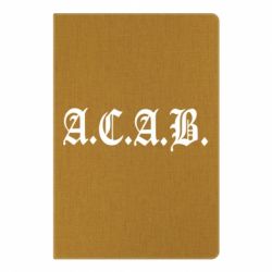 Блокнот з принтом A.C.A.B - PrintSalon