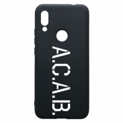 Чохол для Xiaomi Redmi 7 A.C.A.B. - PrintSalon