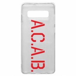 Чохол для Samsung S10+ A.C.A.B. - PrintSalon