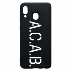 Чохол для Samsung A20 A.C.A.B. - PrintSalon