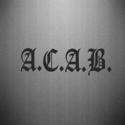 Наклейка A.C.A.B - PrintSalon