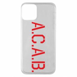 Чохол для iPhone 11 A.C.A.B. - PrintSalon