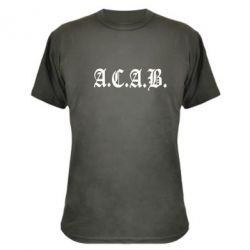Камуфляжна футболка A.C.A.B - PrintSalon