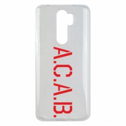 Чохол для Xiaomi Redmi Note 8 Pro A.C.A.B. - PrintSalon