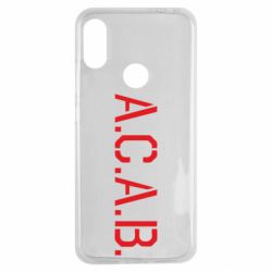 Чохол для Xiaomi Redmi Note 7 A.C.A.B. - PrintSalon