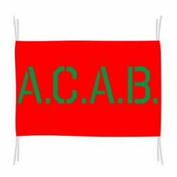 Прапор A.C.A.B. - PrintSalon