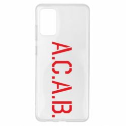 Чохол для Samsung S20+ A.C.A.B. - PrintSalon