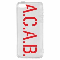 Чохол для iphone 5/5S/SE A.C.A.B. - PrintSalon