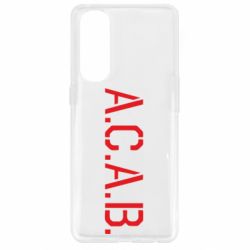 Чохол для Oppo Reno 4 Pro A.C.A.B. - PrintSalon