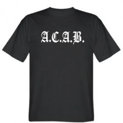 Мужская футболка Stedman A.C.A.B.-PrintSalon Мужская футболка Stedman A.C.A.B.