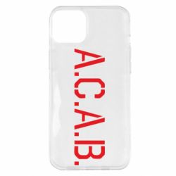 Чохол для iPhone 14 Plus A.C.A.B. - PrintSalon
