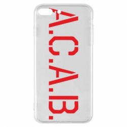 Чохол для iPhone 8 Plus A.C.A.B. - PrintSalon