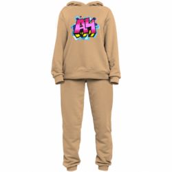 Женский костюм А4 Граффити - PrintSalon