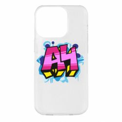 Чехол для iPhone 14 Pro А4 Граффити - PrintSalon