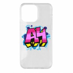 Чехол для iPhone 14 Pro Max А4 Граффити - PrintSalon