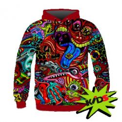 Дитяче 3D худі Abstraction of art