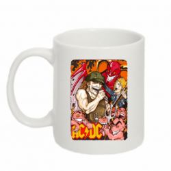 Чашка 320ml AC DC Art Banner