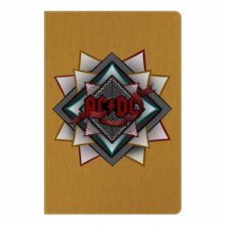Блокнот з принтом AC/DC Art Logo - PrintSalon