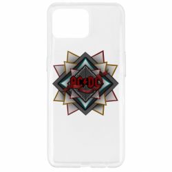 Чохол для Oppo Reno 4 Lite AC/DC Art Logo - PrintSalon