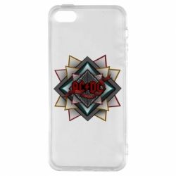 Чохол для iphone 5/5S/SE AC/DC Art Logo - PrintSalon