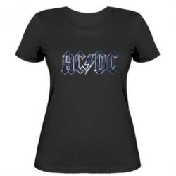 Женская футболка AC/DC Logo - PrintSalon
