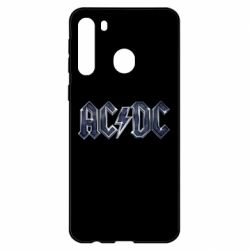 Чехол для Samsung A21 AC/DC Logo - PrintSalon