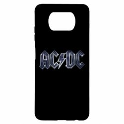 Чехол для Xiaomi Poco X3 AC/DC Logo - PrintSalon