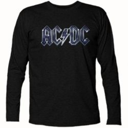 Футболка с длинным рукавом AC/DC Logo - PrintSalon