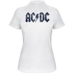 Женское поло AC/DC Logo - PrintSalon