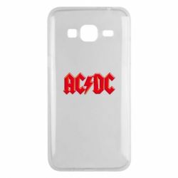 Чехол для Samsung J3 2016 AC/DC Red Logo - PrintSalon