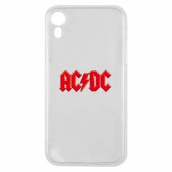 Чехол для iPhone XR AC/DC Red Logo - PrintSalon