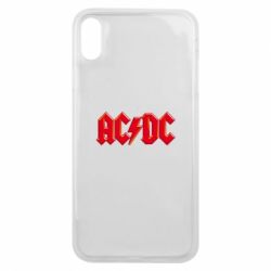 Чехол для iPhone Xs Max AC/DC Red Logo - PrintSalon