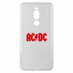 Чехол для Meizu Note 8 AC/DC Red Logo - PrintSalon