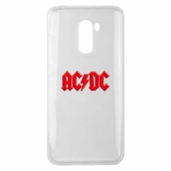 Чехол для Xiaomi Pocophone F1 AC/DC Red Logo - PrintSalon