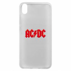 Чехол для Xiaomi Redmi 7A AC/DC Red Logo - PrintSalon