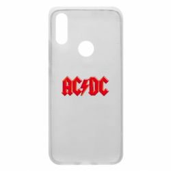 Чехол для Xiaomi Redmi 7 AC/DC Red Logo - PrintSalon