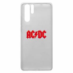 Чехол для Huawei P30 Pro AC/DC Red Logo - PrintSalon