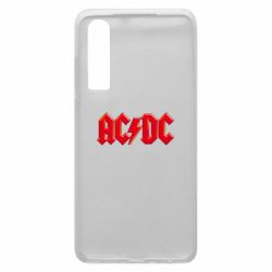Чехол для Huawei P30 AC/DC Red Logo - PrintSalon