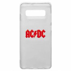 Чехол для Samsung S10+ AC/DC Red Logo - PrintSalon