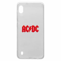 Чехол для Samsung A10 AC/DC Red Logo - PrintSalon
