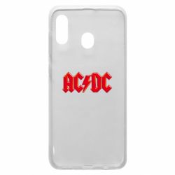 Чехол для Samsung A30 AC/DC Red Logo - PrintSalon