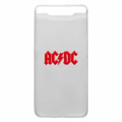 Чехол для Samsung A80 AC/DC Red Logo - PrintSalon