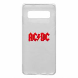 Чехол для Samsung S10 AC/DC Red Logo - PrintSalon