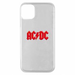 Чехол для iPhone 11 Pro AC/DC Red Logo - PrintSalon
