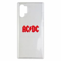 Чехол для Samsung Note 10 Plus AC/DC Red Logo - PrintSalon