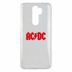 Чехол для Xiaomi Redmi Note 8 Pro AC/DC Red Logo - PrintSalon