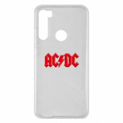 Чехол для Xiaomi Redmi Note 8 AC/DC Red Logo - PrintSalon