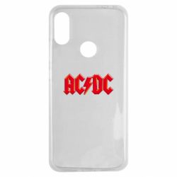 Чехол для Xiaomi Redmi Note 7 AC/DC Red Logo - PrintSalon