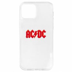 Чехол для iPhone 12 AC/DC Red Logo - PrintSalon