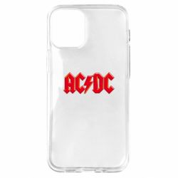 Чехол для iPhone 12 mini AC/DC Red Logo - PrintSalon